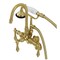 Kingston Brass AE301T7 Wall Mount Clawfoot Tub Faucets, Brushed Brass AE301T7 - alternate 1